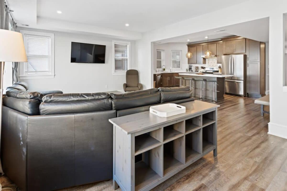 Modern 4Br 2Ba Apt Steps To The Beach Open Living Atlantic City Eksteriør billede