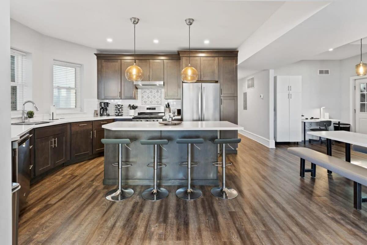 Modern 4Br 2Ba Apt Steps To The Beach Open Living Atlantic City Eksteriør billede